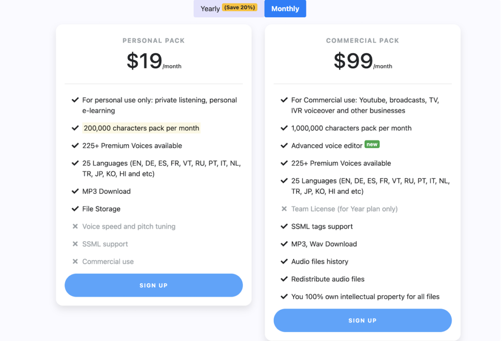 Notevibes pricing