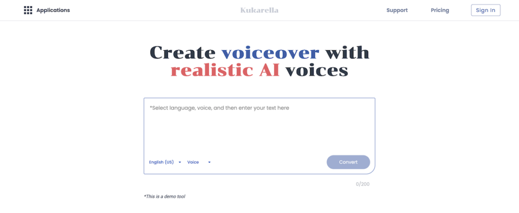 Text to speech software - Kukurella