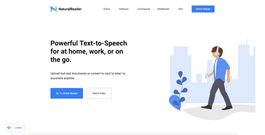 Text to speech software - NaturalReader